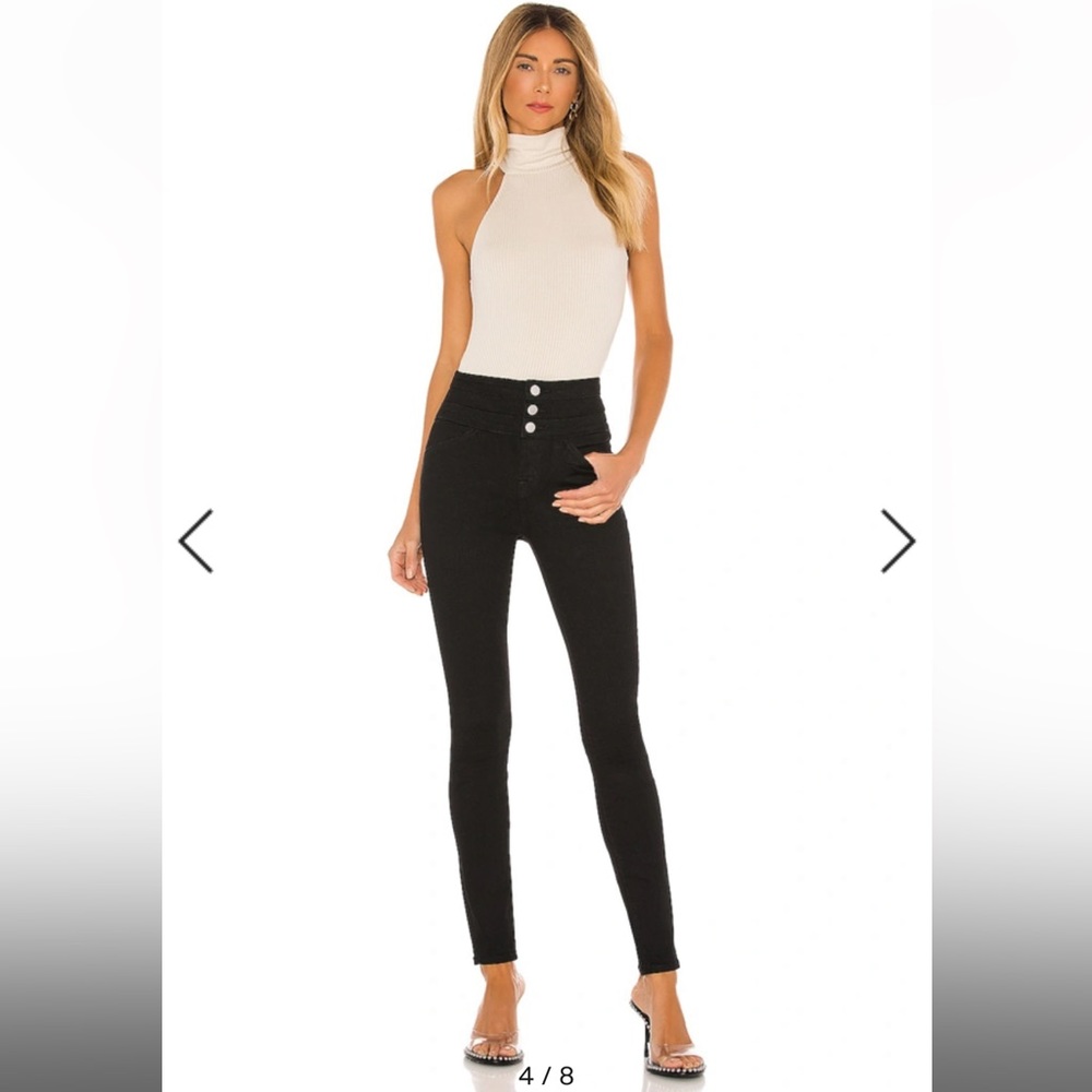 J BRAND Annalie High Rise Skinny in Vesper Noir Size 25